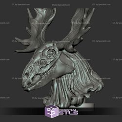 Wendigo Bust 3D Printer Files STL Model
