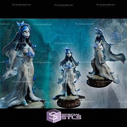 Corpse Bride Emily Digital STL Files 3D Model