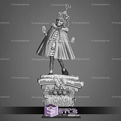 Cindy How the Grinch Stole Christmas Sculptures 3D STL Model — view 1