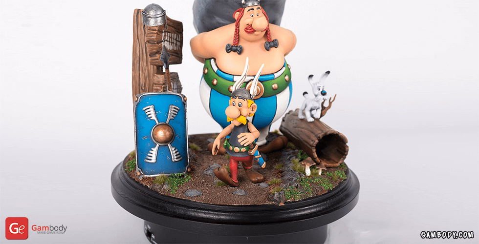 Asterix Diorama 3D Printer Files | Assembly STL Model