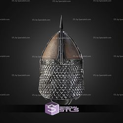 Cosplay STL Files Skyrim Hold Guard Helmet 3D Model