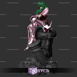 Andromeda Shun Sitting on Rock 3D Printer Files STL Model