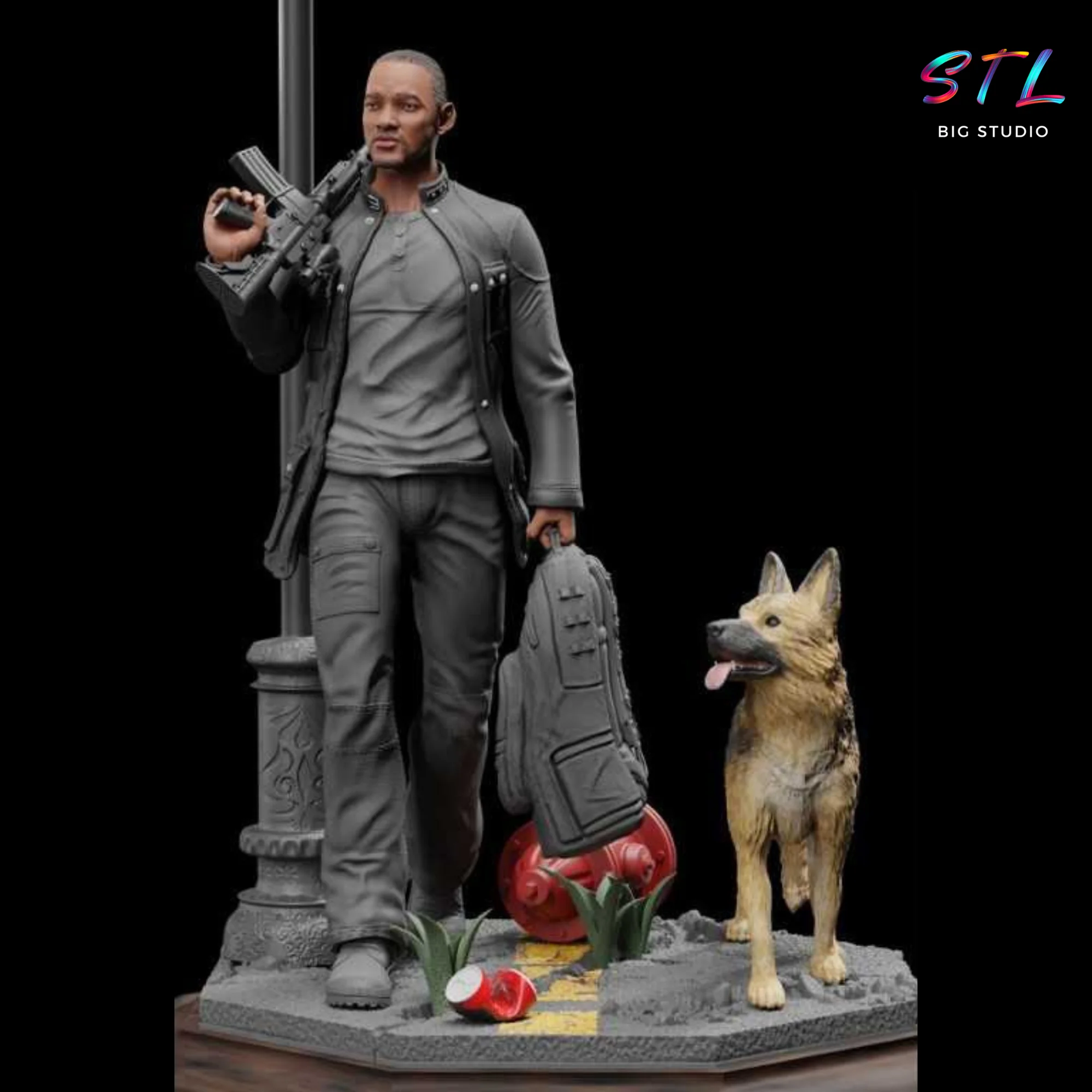 Alita Battle Angel STL | High-Detail 3D Printable Figure Model — view 7