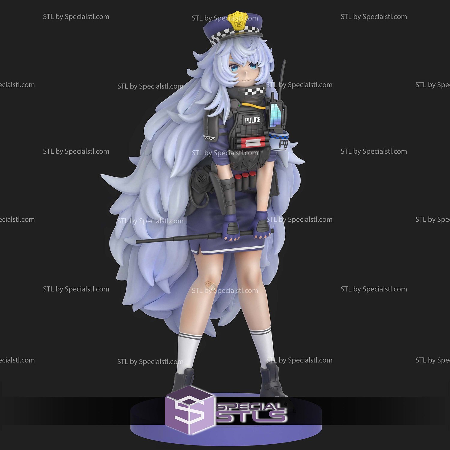 Poli NIKKE 3D Printer Files STL Model — view 5