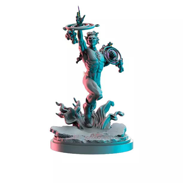 Sunscreen I - Detailed Tabletop Figurine 3D STL Model