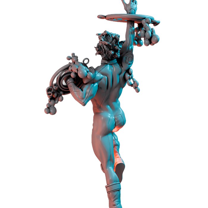 Sunscreen I - Detailed Tabletop Figurine 3D STL Model — view 2
