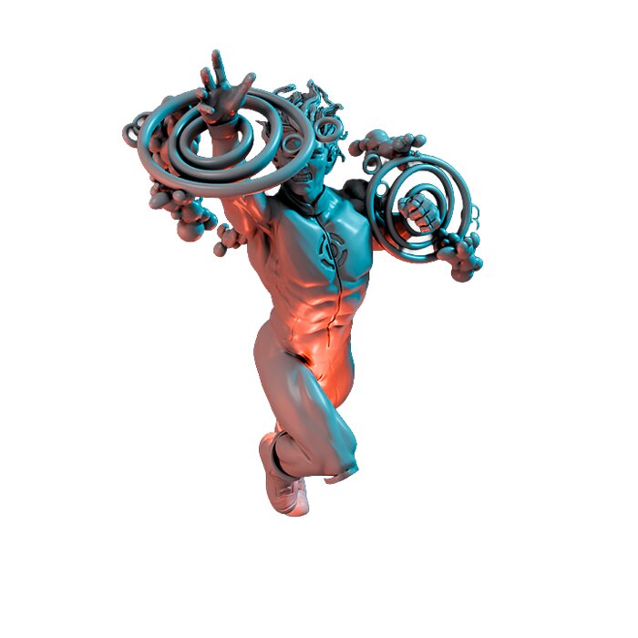 Sunscreen I - Detailed Tabletop Figurine 3D STL Model — view 3