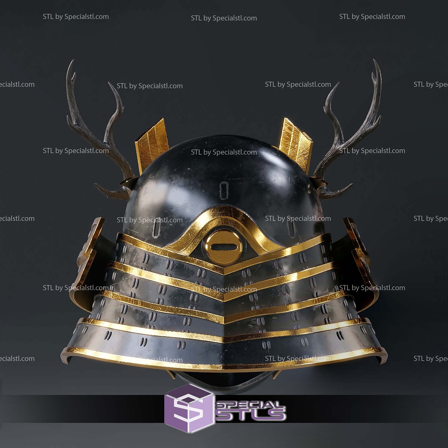 Cosplay STL Files Halo Infinite Kabuto Helmet 3D Model — view 3