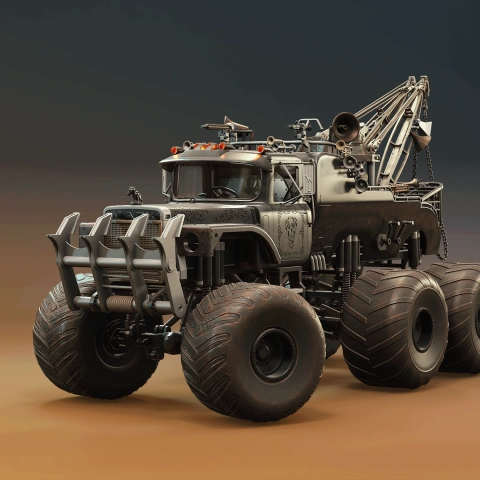 The Six Foot 3D Printing Model | Assembly + Action STL Model