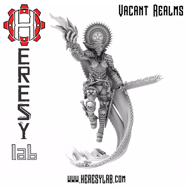 Heresylab - Dark Elf  Bhivra 3D STL Model