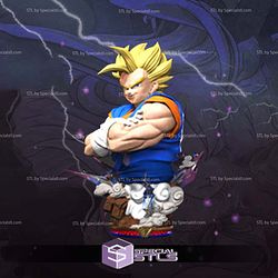 Vegito Bust V3 3D Printer Files STL Model