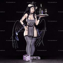 Albedo Overlord Bar Maid STL Printer Files 3D Model