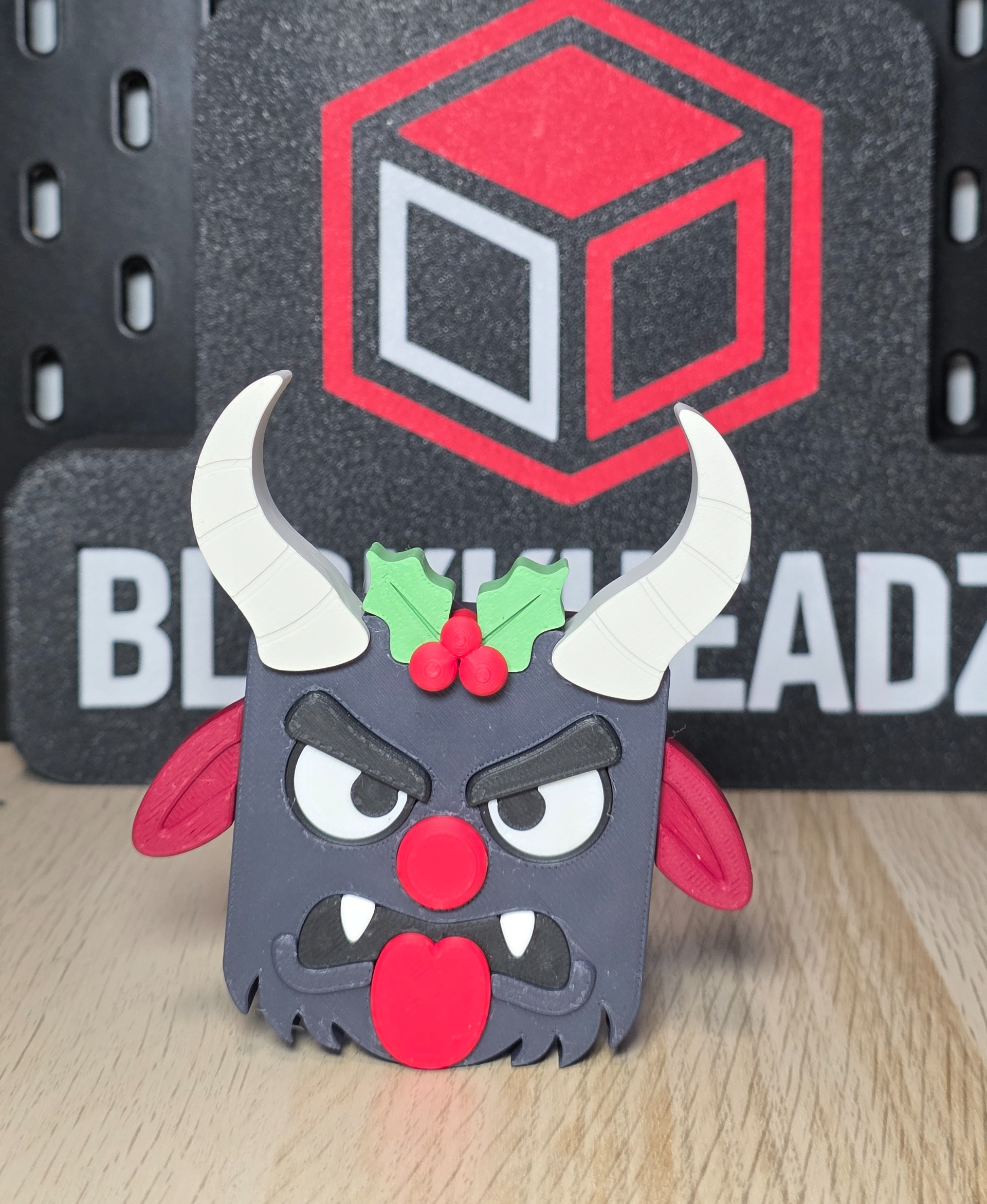 Blokkheadz Krampus 3D STL Model — view 1