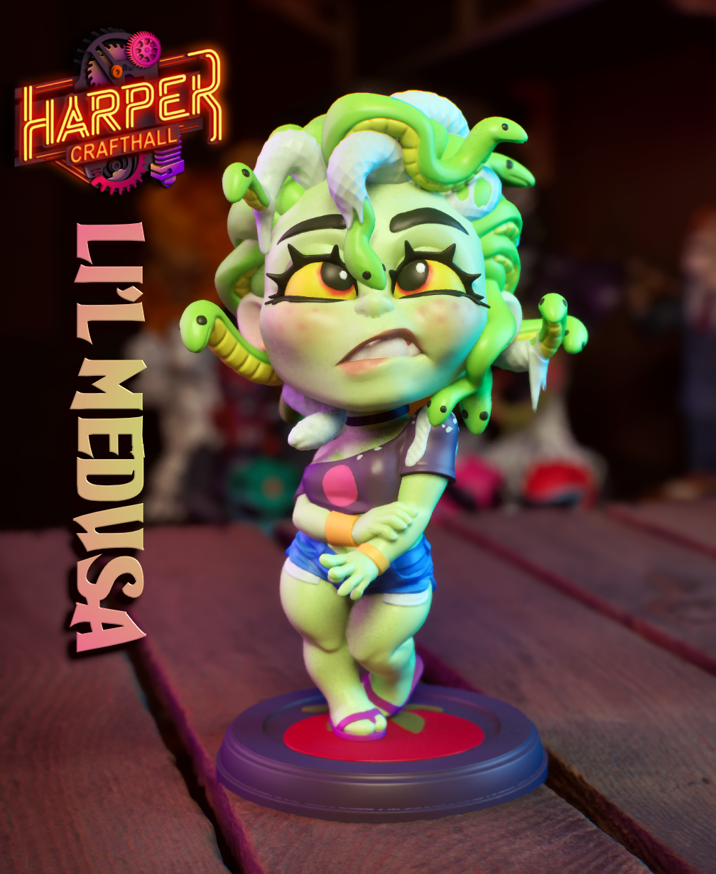Lil Medusa - Philtomato DTiYS Fan Art 3D 3MF Model