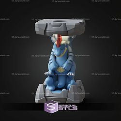 Pokemon Clone Lab Colletion Feraligatr STL Files 3D Model