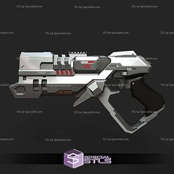 Cosplay STL Files Marvel Rivals Winter Soldier Pistol 3D Model