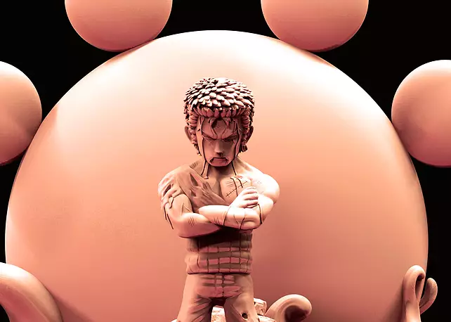 One piece Zoro 3D ZTL Model