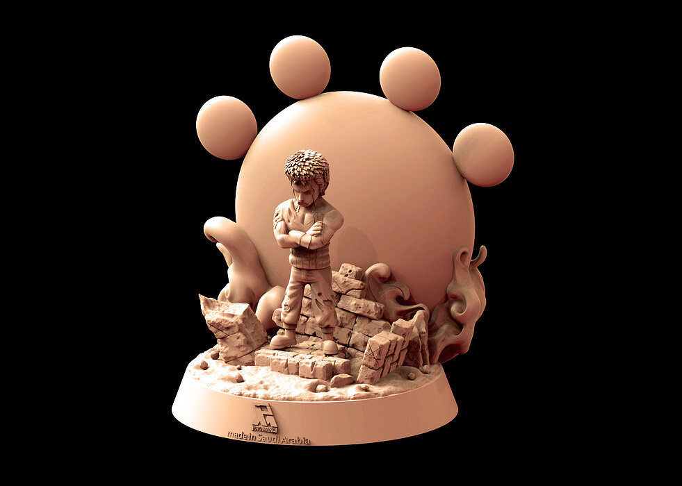 One piece Zoro 3D ZTL Model — view 3