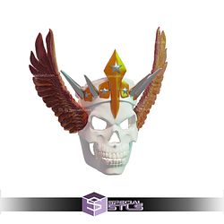 Cosplay STL Files Cody Rhodes Helmet 3D Model