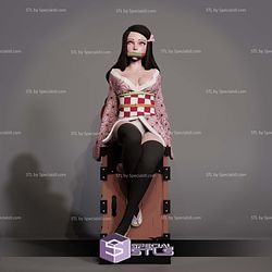 Nezuko Kimono Adult 3D Model Sculpture STL Model