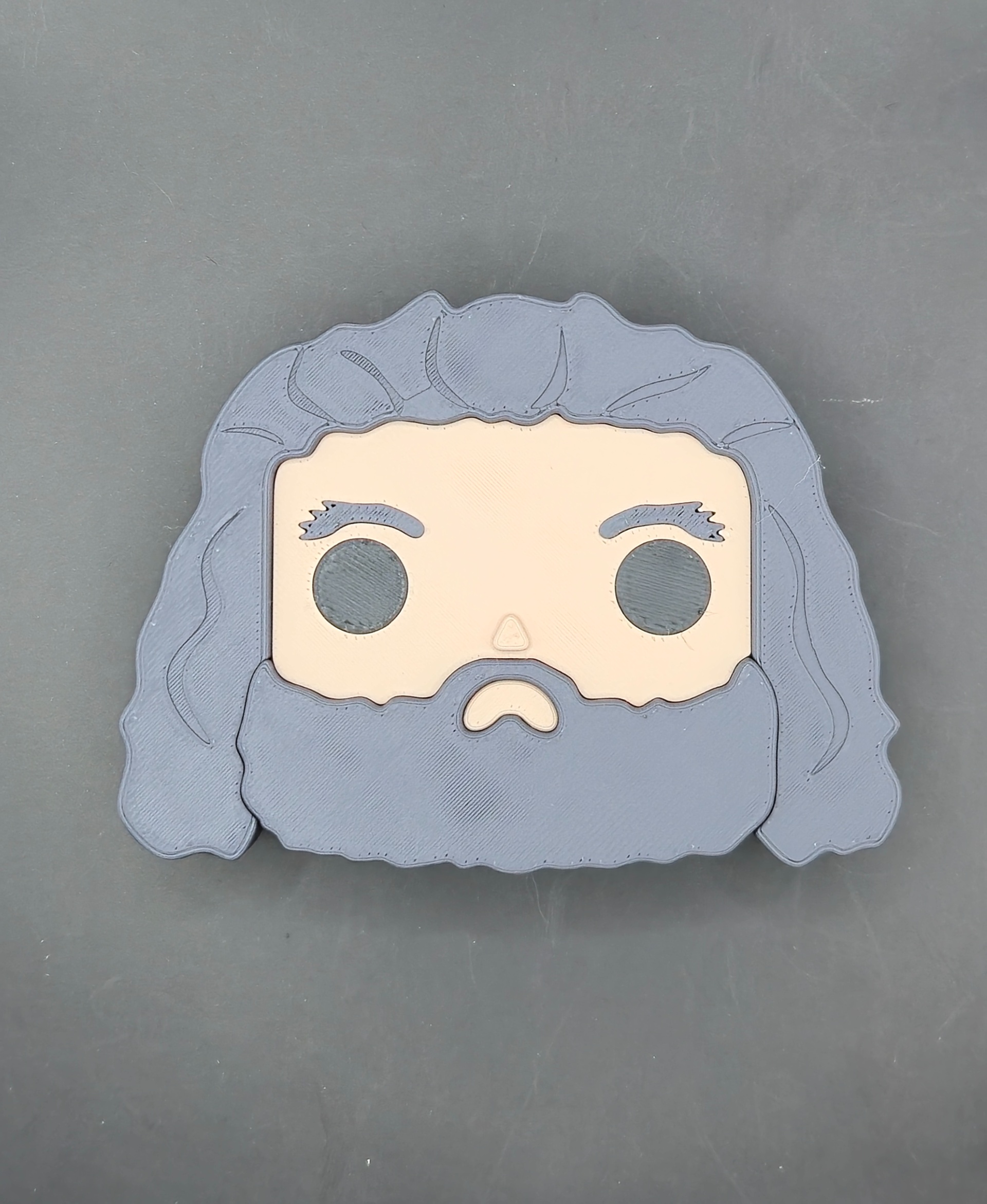Blokkheadz Hagrid - Magnet, Ornament & Regular Collectible 3D STL Model