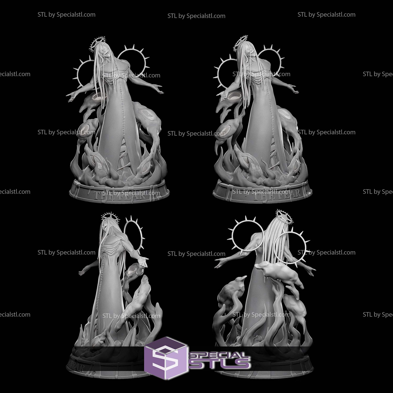 As Nodt The Fear Bleach Sculptures 3D Printing STL Model — view 2