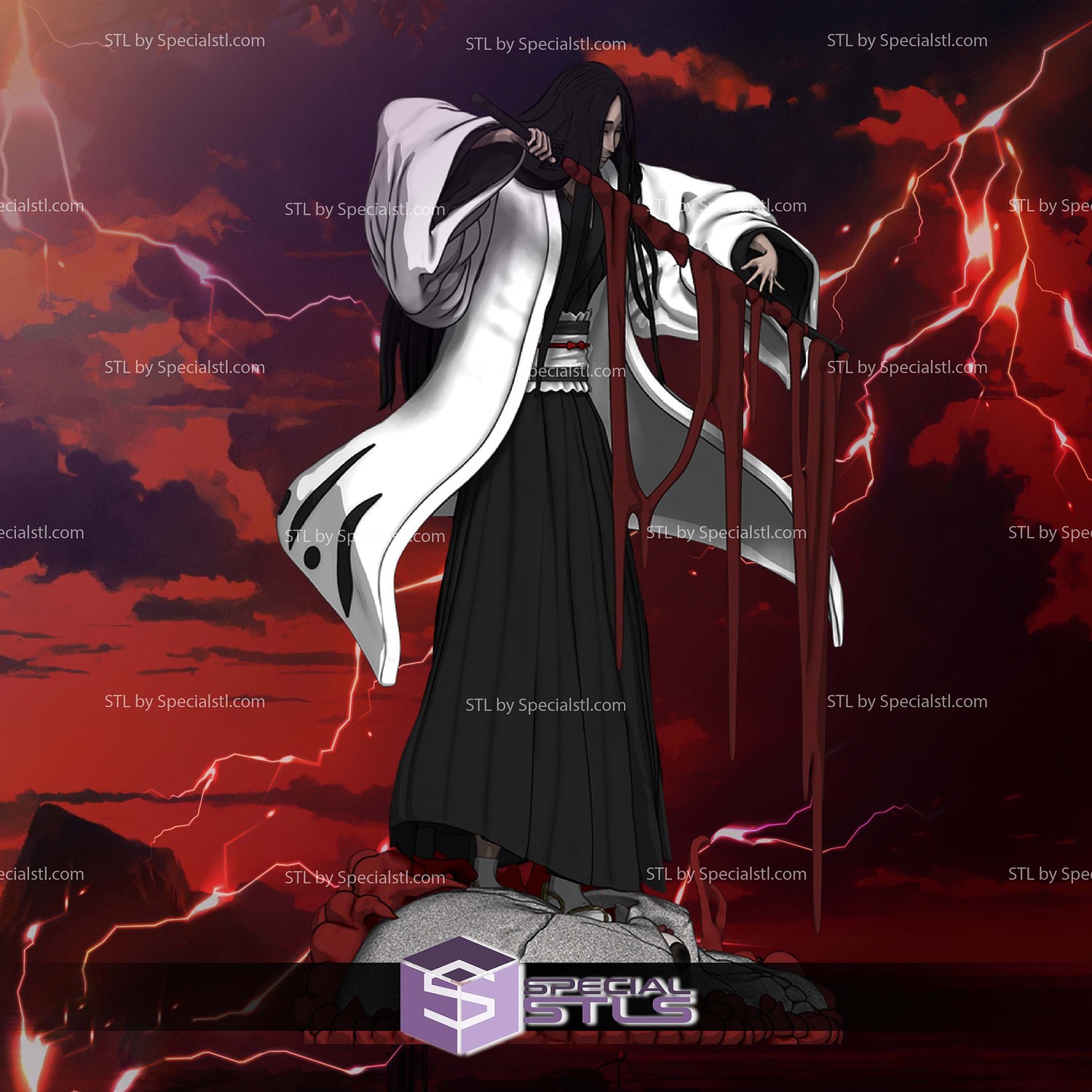 Unohana Retsu Bleach V2 3D Printer Files STL Model — view 2