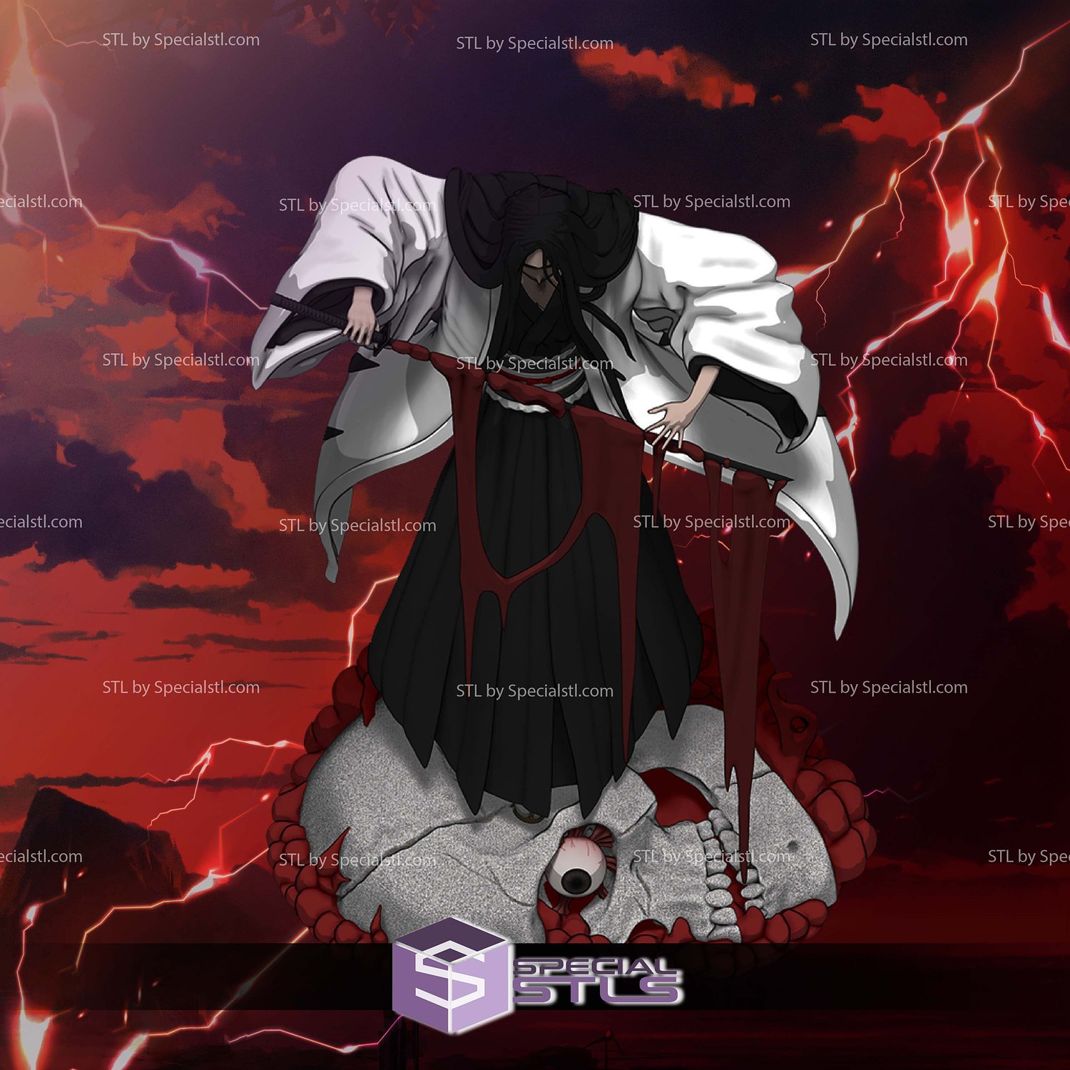 Unohana Retsu Bleach V2 3D Printer Files STL Model — view 4