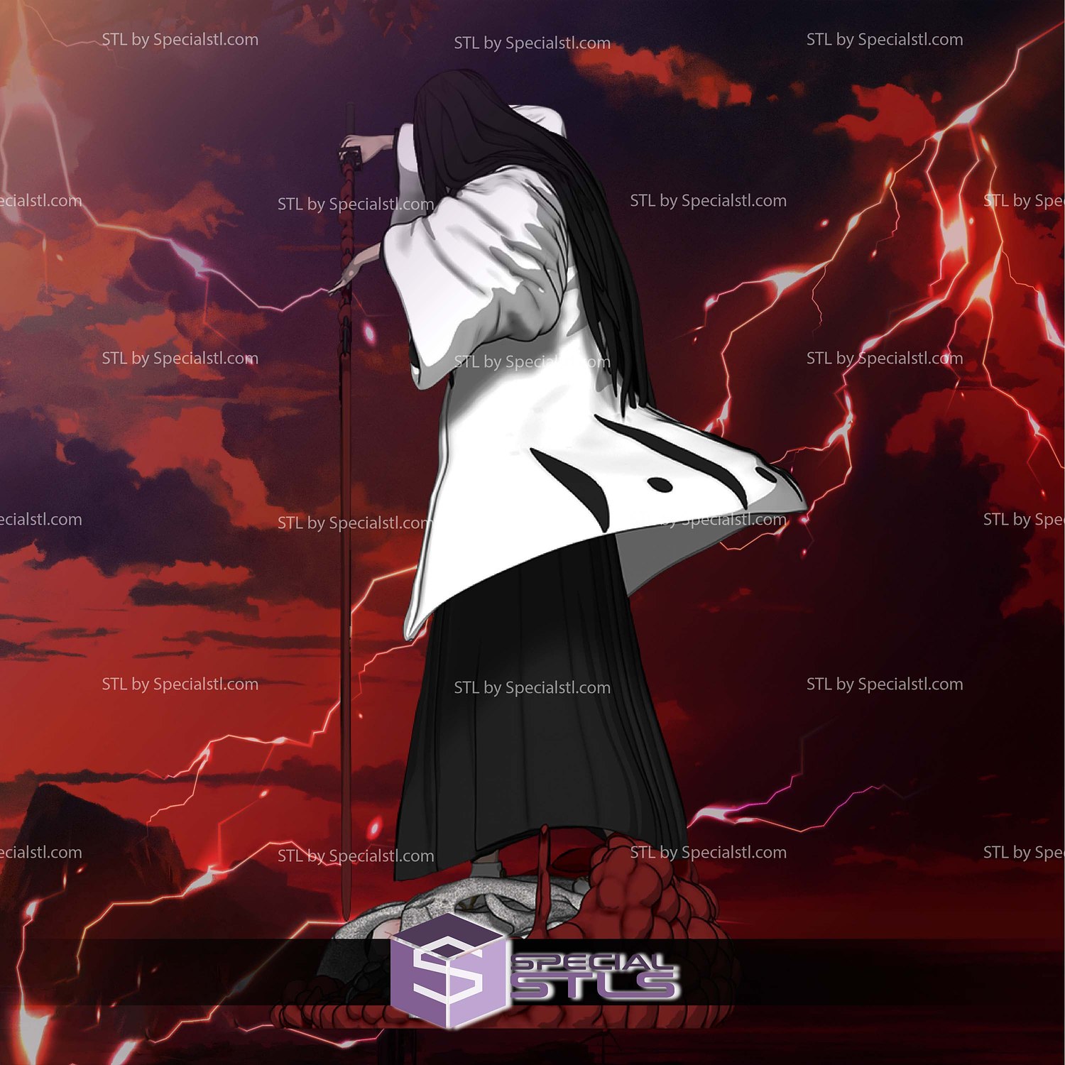 Unohana Retsu Bleach V2 3D Printer Files STL Model — view 5