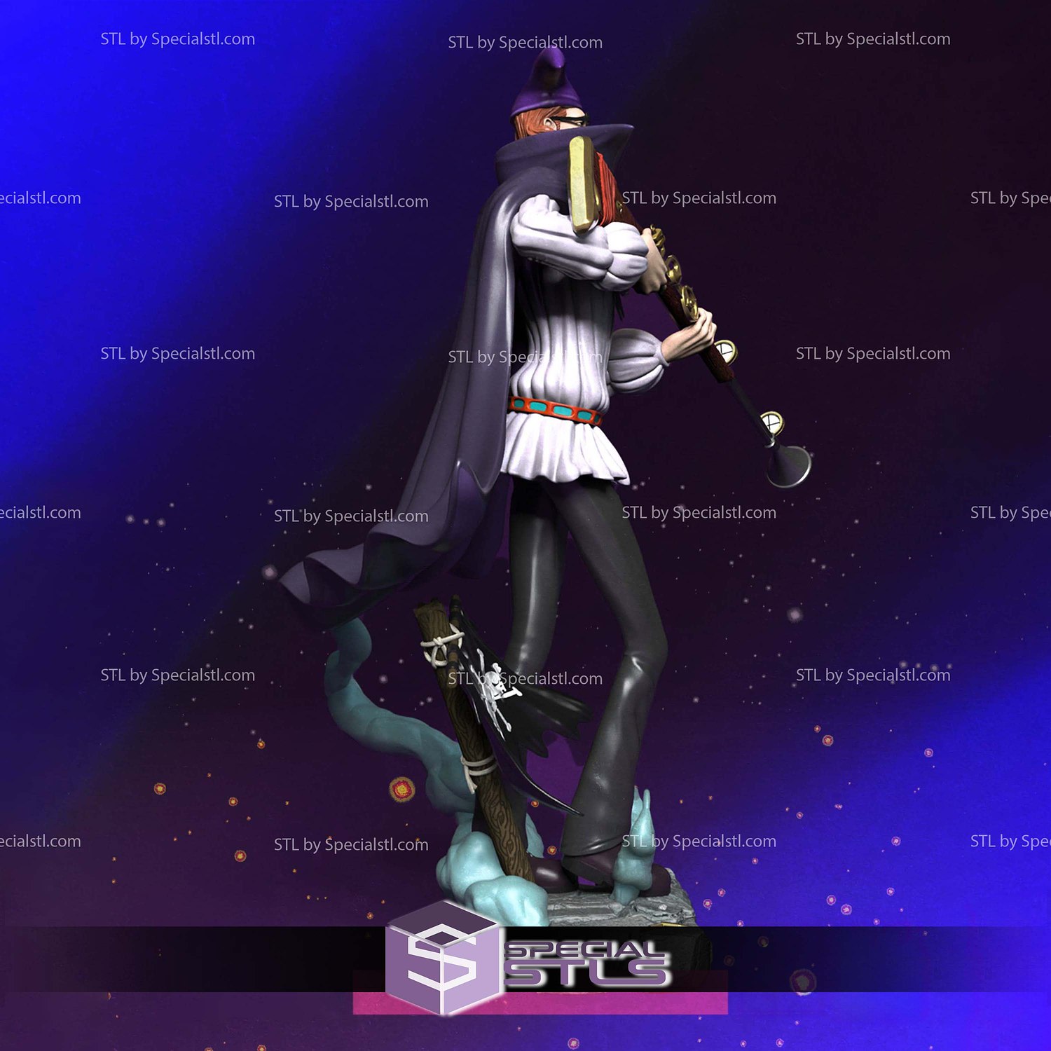 Van Augur One Piece STL Files 3D Model — view 2