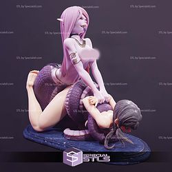 Lamia Taking a Girl Victim Haiten 3D Printing Models STL Model