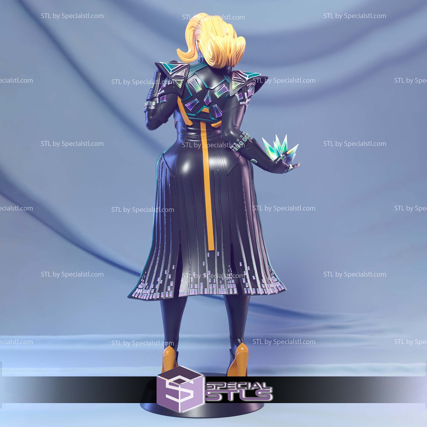 Emma Frost Crystal Dominion 1-6 3D Printer Files STL Model — view 2