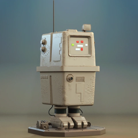 Gonk Droid 3D Printing Model | Assembly STL Model