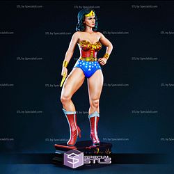 Lynda Carter Wonder Woman 1 6 STL Files 3D Model