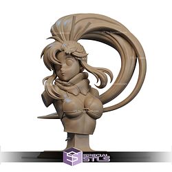 Yoko Littner Bullet Bust STL Files 3D Model