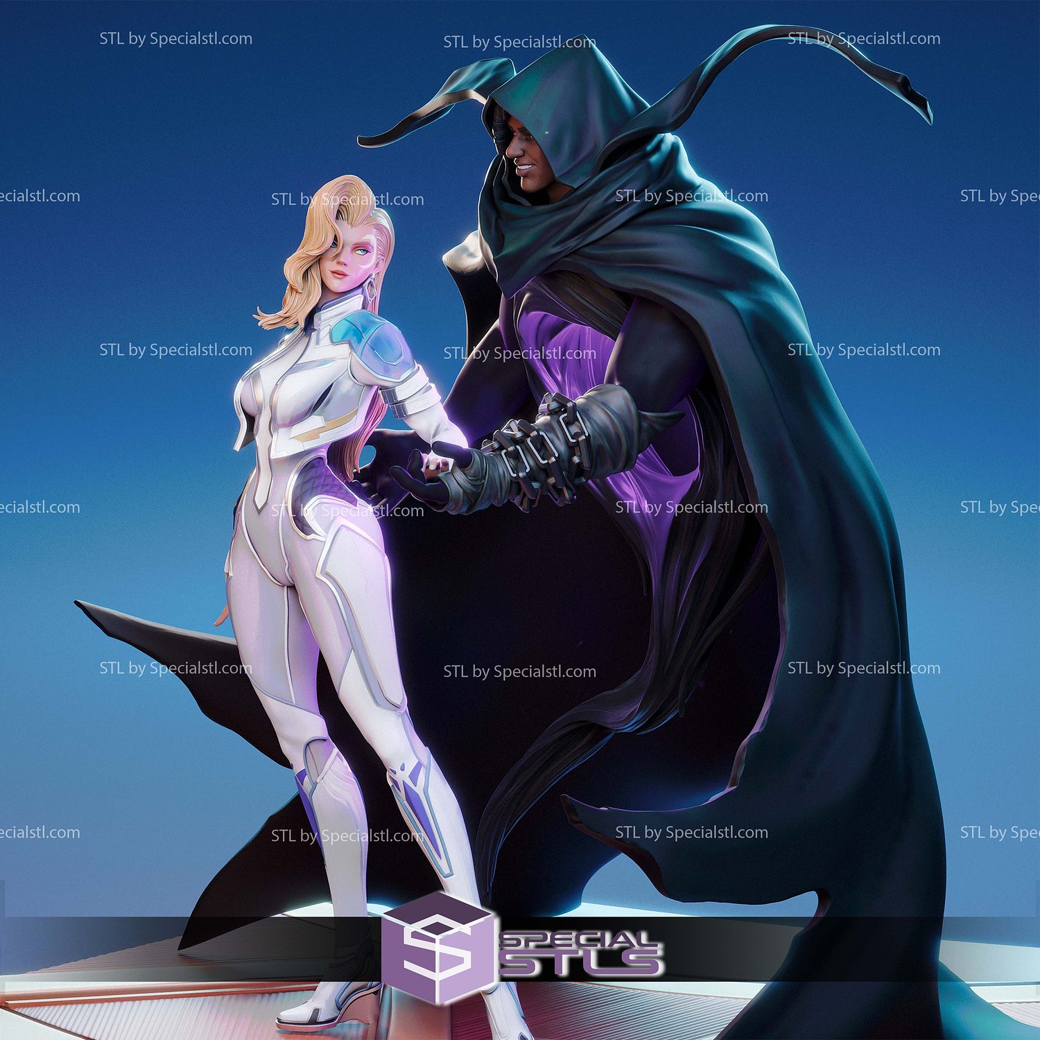 Cloak and Dagger V2 3D Printer Files STL Model — view 3