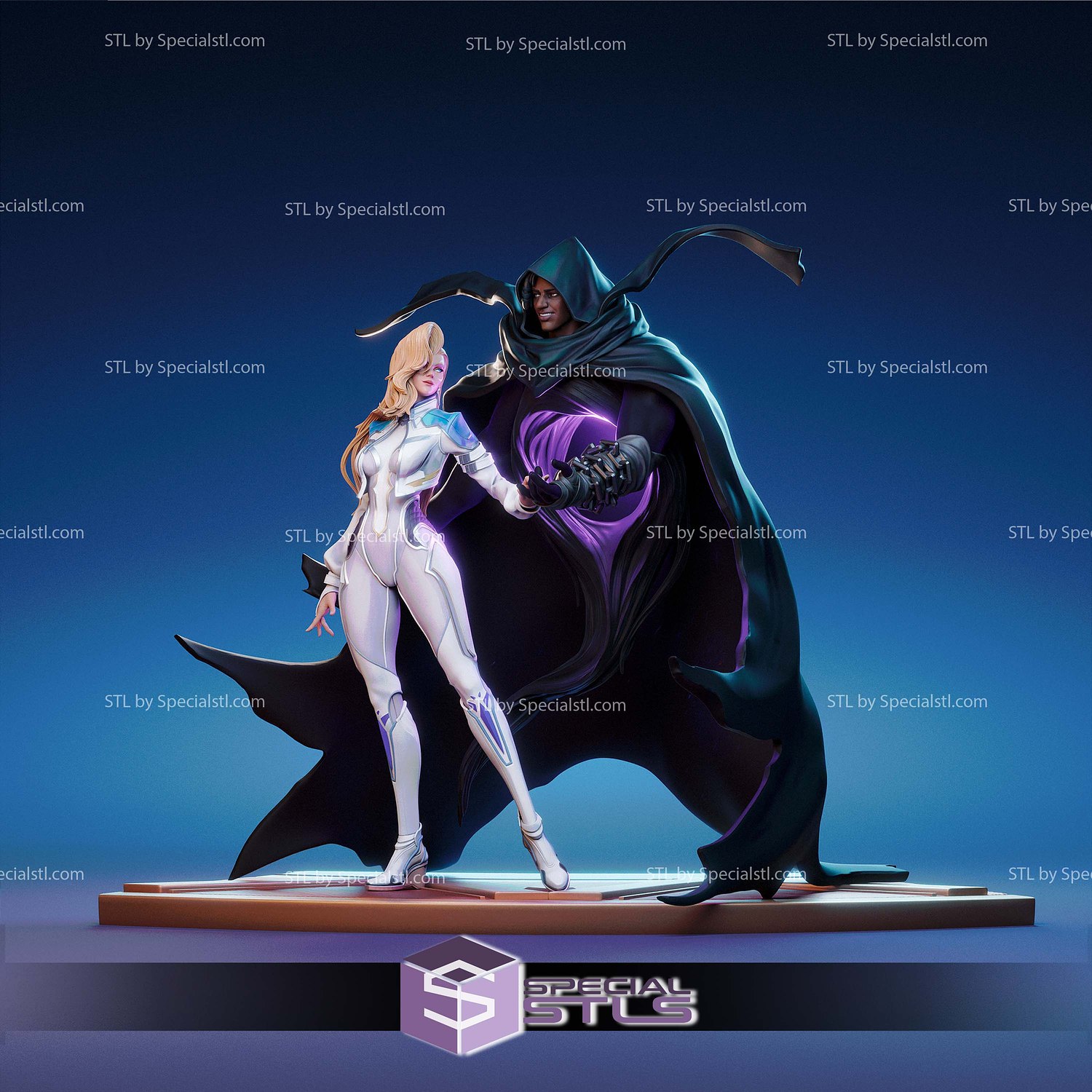 Cloak and Dagger V2 3D Printer Files STL Model — view 7