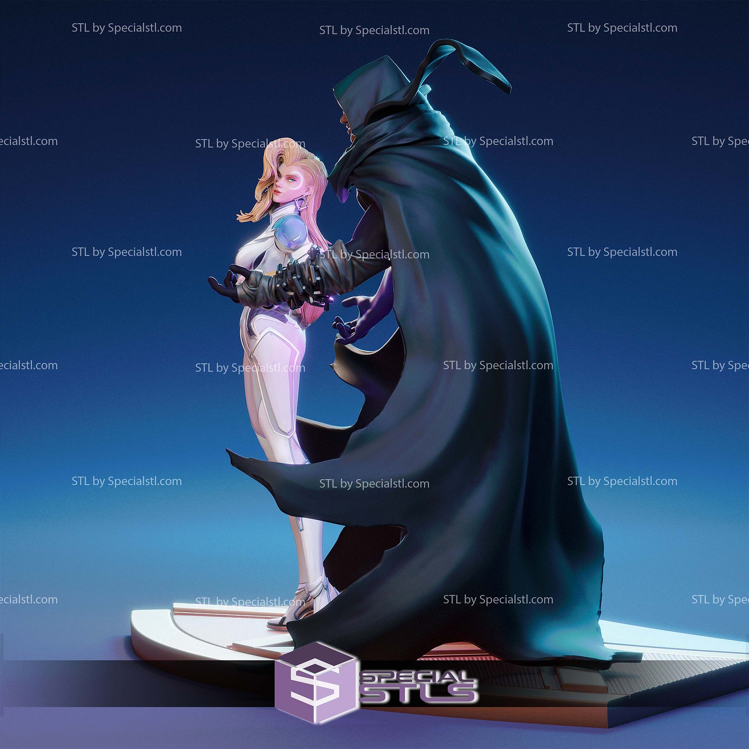 Cloak and Dagger V2 3D Printer Files STL Model — view 8