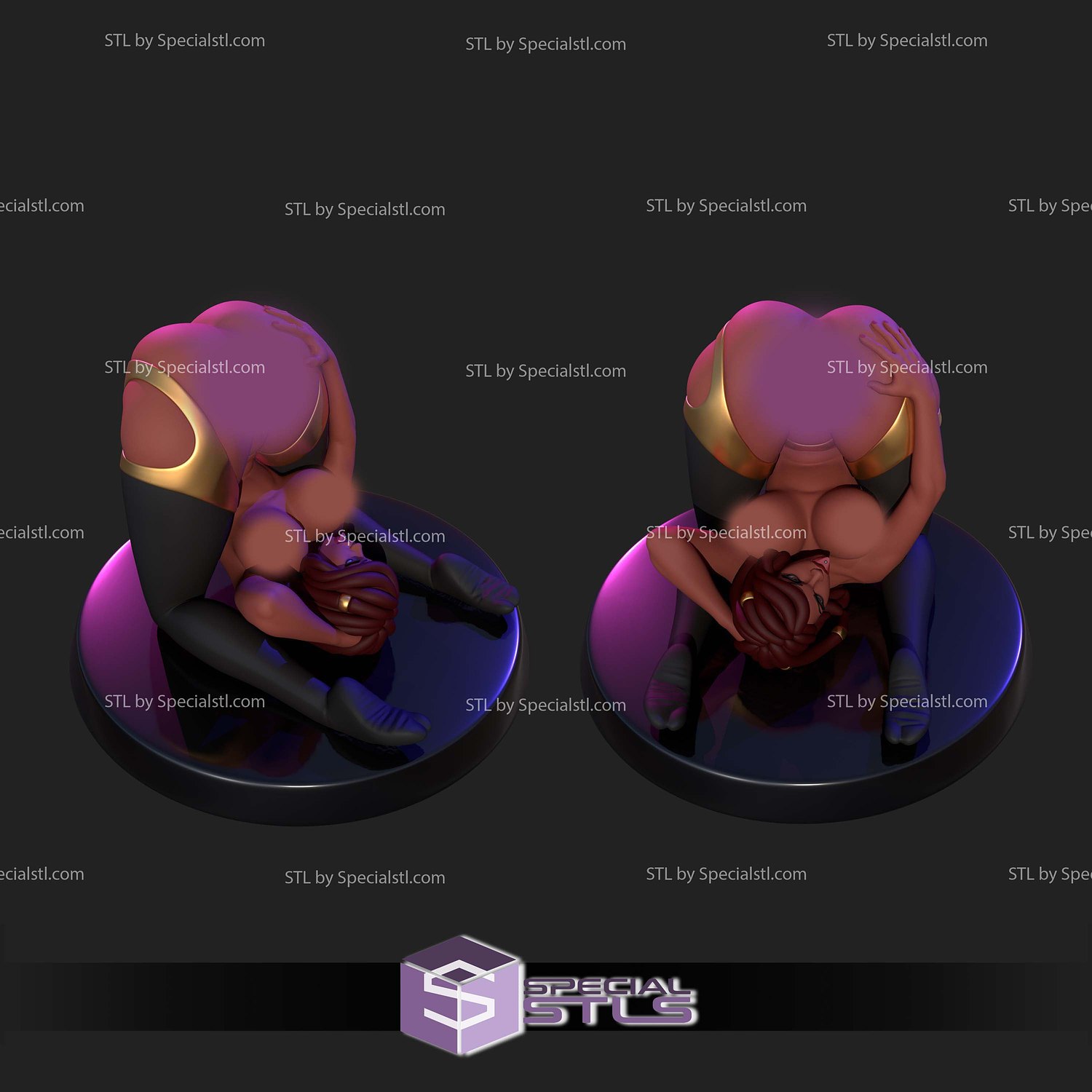 Glamorous Navigator Neila Mercy Presenting 3D Printer Files STL Model — view 2