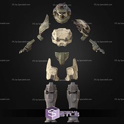 Cosplay STL Files Halo Infinite Rakshasa Armor 3D Model