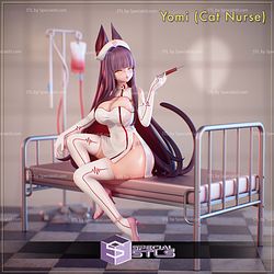 Cat Nurse Yomi Sculptures 3D Printing STL Model