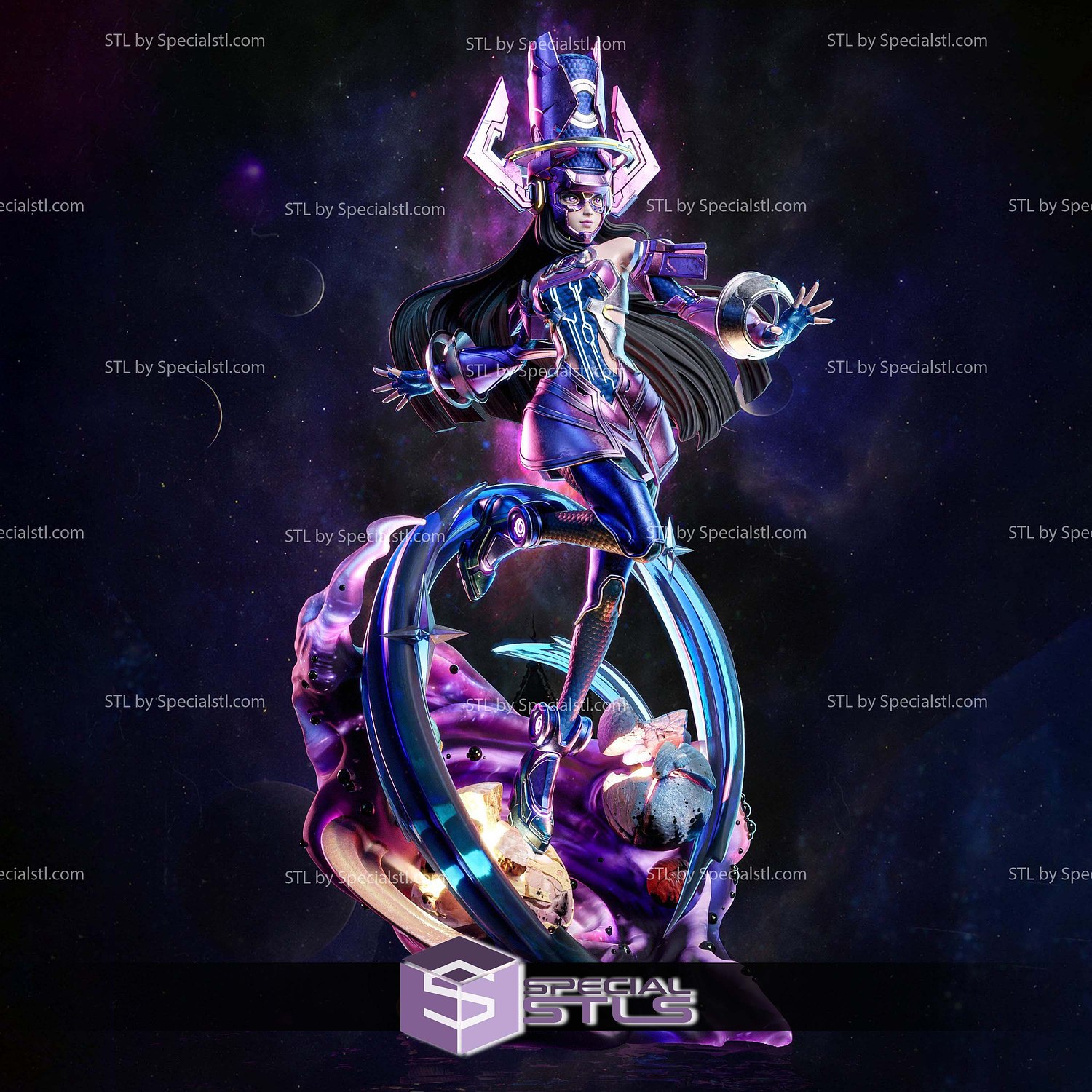 Galacta Marvel Rivals 407mm 3D Printer Files STL Model — view 3
