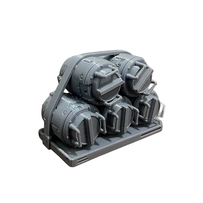 Battery Stack The Promised Asteroid I - RPG Tabletop Figure 3D STL Model — view 3