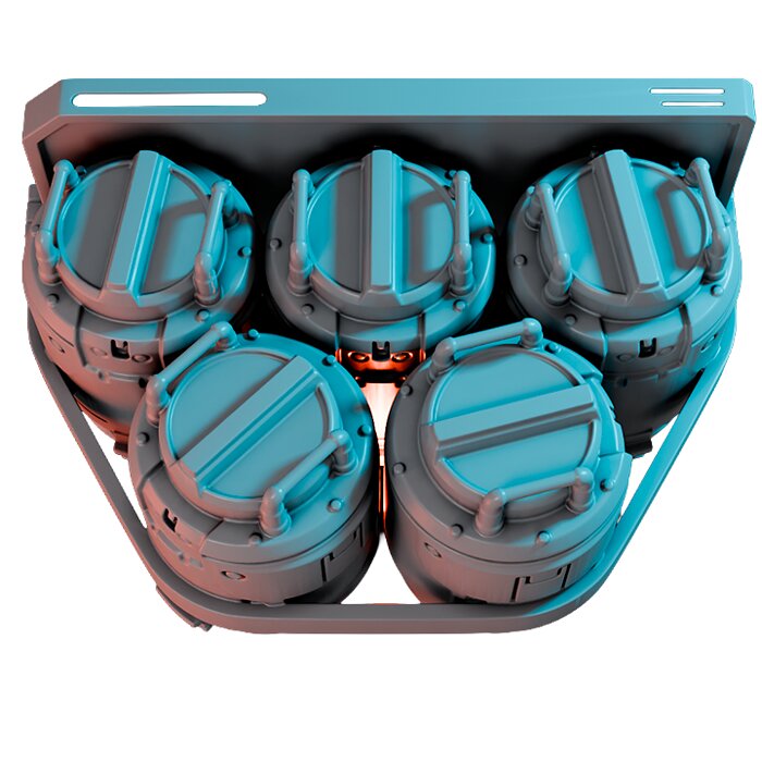 Battery Stack The Promised Asteroid I - RPG Tabletop Figure 3D STL Model — view 7