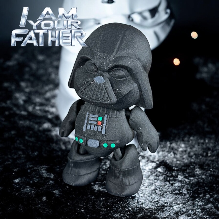 “I AM YOUR FATHER” – Chibi, Vader, Care Bear, Flexi Sith Edition 3D 3MF Model