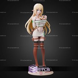 Aria And Tama Beheneko The Elf Girl Cat STL Files 3D Model