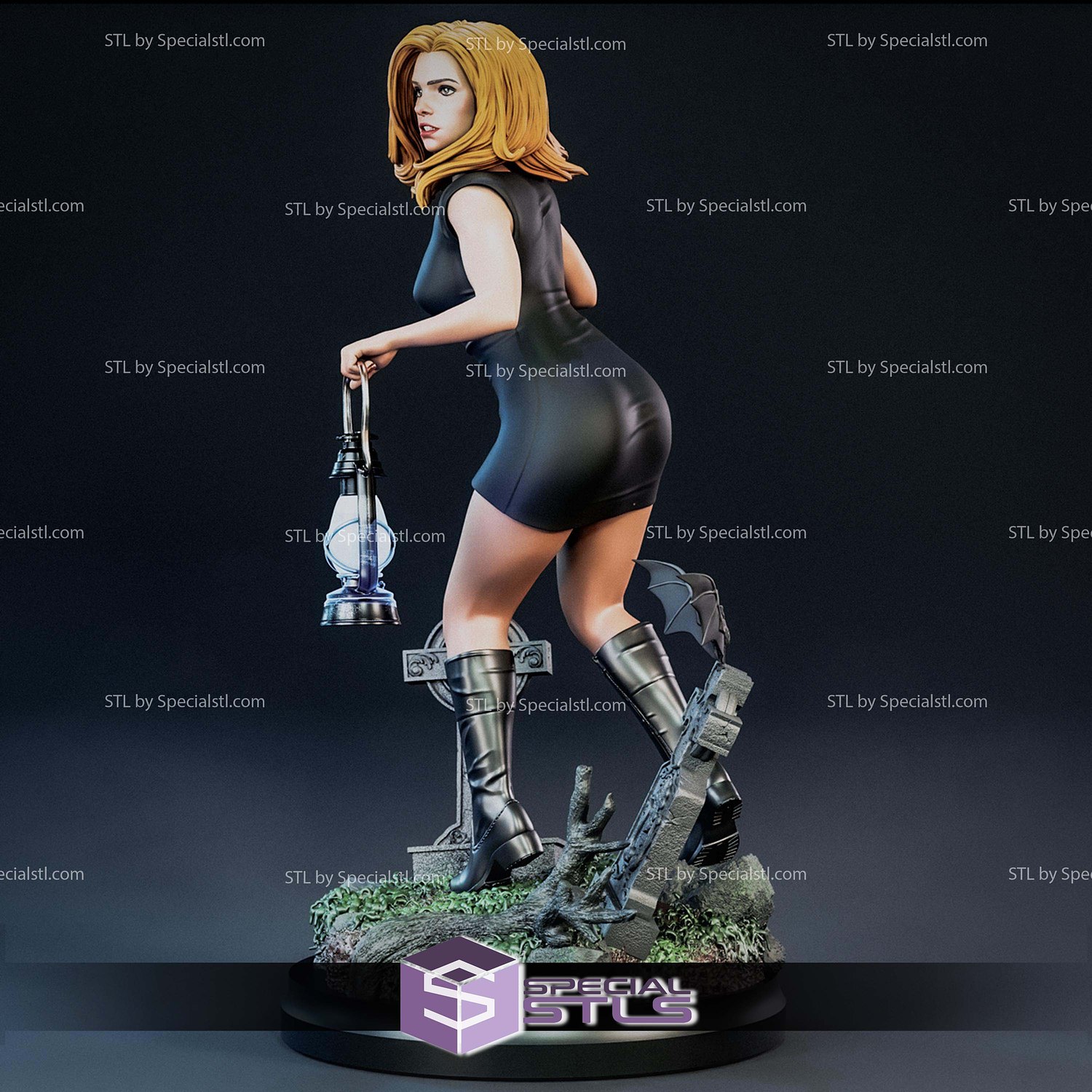 Buffy the Vampire Slayer Lantern STL Files 3D Model — view 6