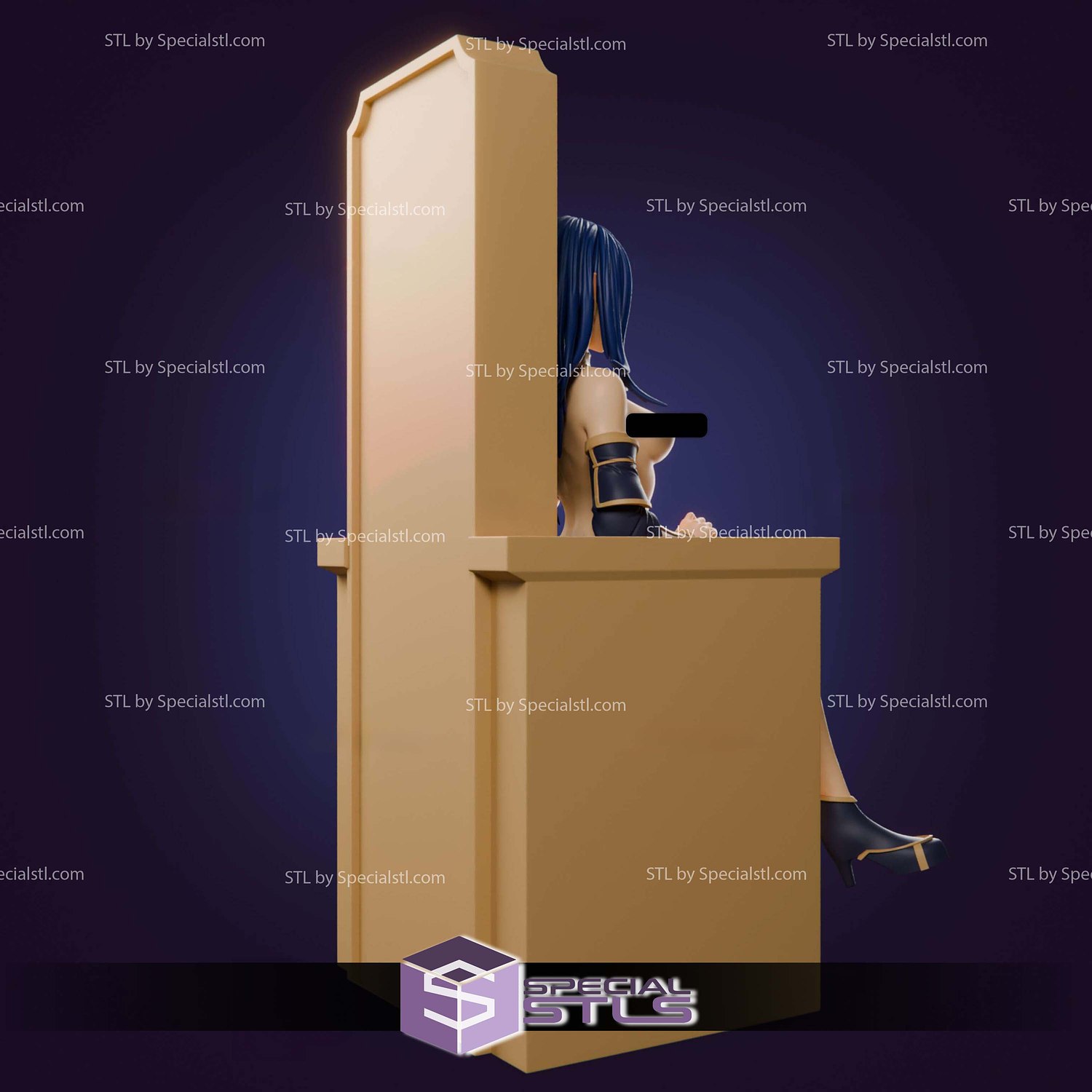 Gamma The Eminence In Shadow Digital STL Files 3D Model — view 2