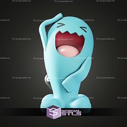 Life Size Wobbuffet STL Files 3D Model