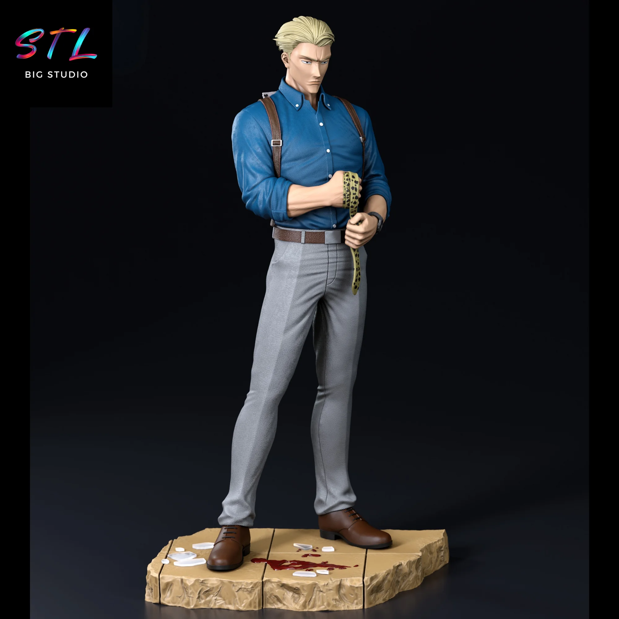 Kento Nanami STL | Jujutsu Kaisen | 3D Print Model Model — view 2